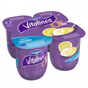 DANONE VITALINEA yogur sabor limon pack 4